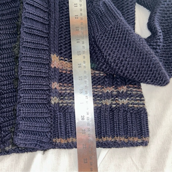 Free People Black and Brown Cardigan Sweater North Star Sweater - Picture 6 of 9